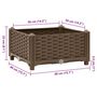 Voir la diapositive 6 : VIDAXL Lit sureleve 40x40x23 cm Polypropylene