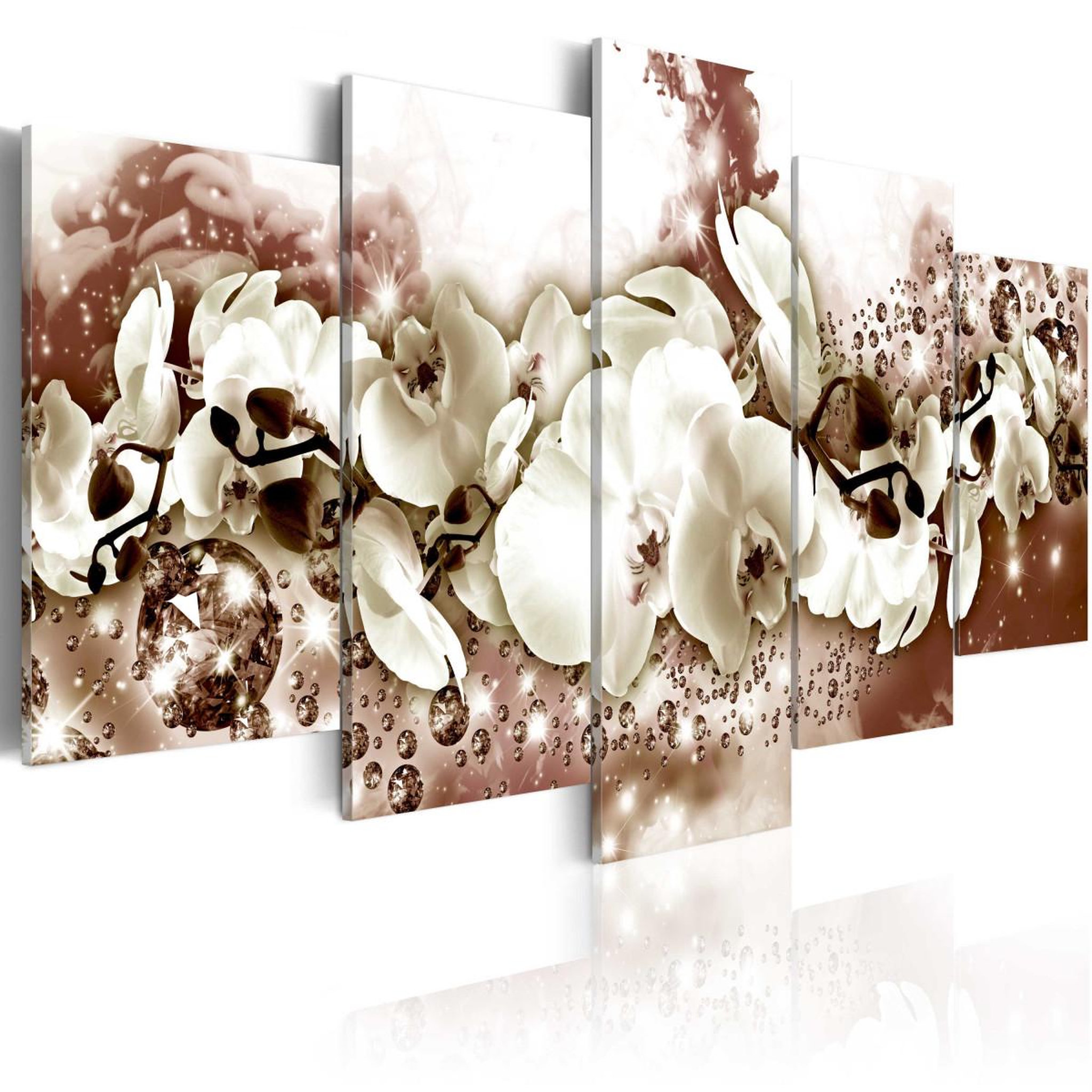 Paris Prix Tableau imprimé  chocolate orchid. Coloris disponibles : Multicolore