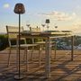 Voir la diapositive 3 : Lumisky Lampadaire nomade MIDY Beige Poly rotin