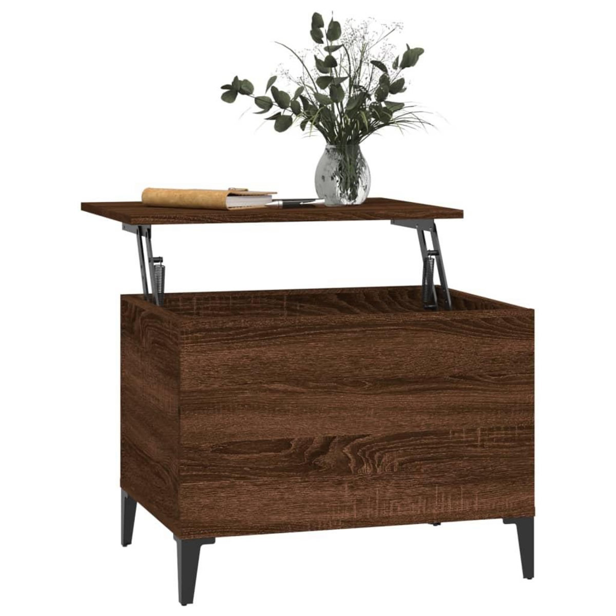 VIDAXL Table basse Chene marron 60x44,5x45 cm Bois d'ingenierie