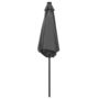 Voir la diapositive 4 : VIDAXL Parasol de jardin et lumieres LED mat en aluminium anthracite