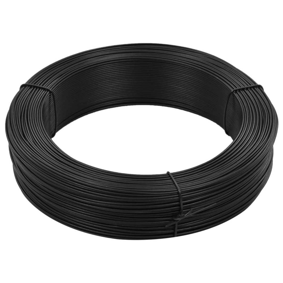 VIDAXL Fil de liaison de cloture 250 m 0,9/1,4 mm Acier Anthracite