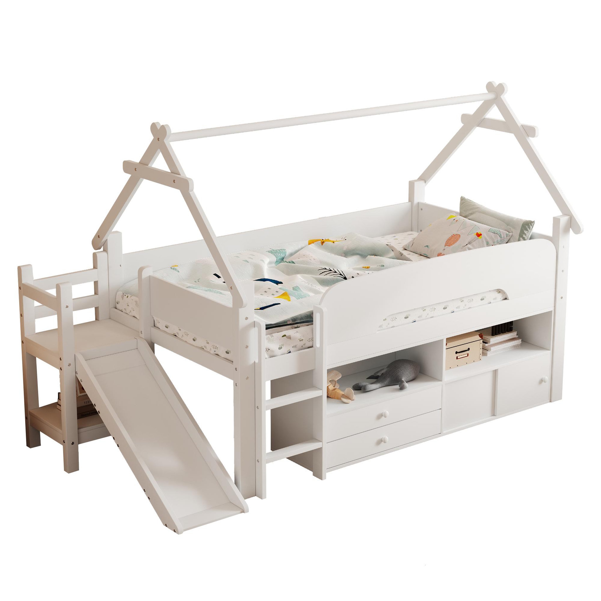 Voir la diapositive 1 : MERAX Lit mezzanine enfant