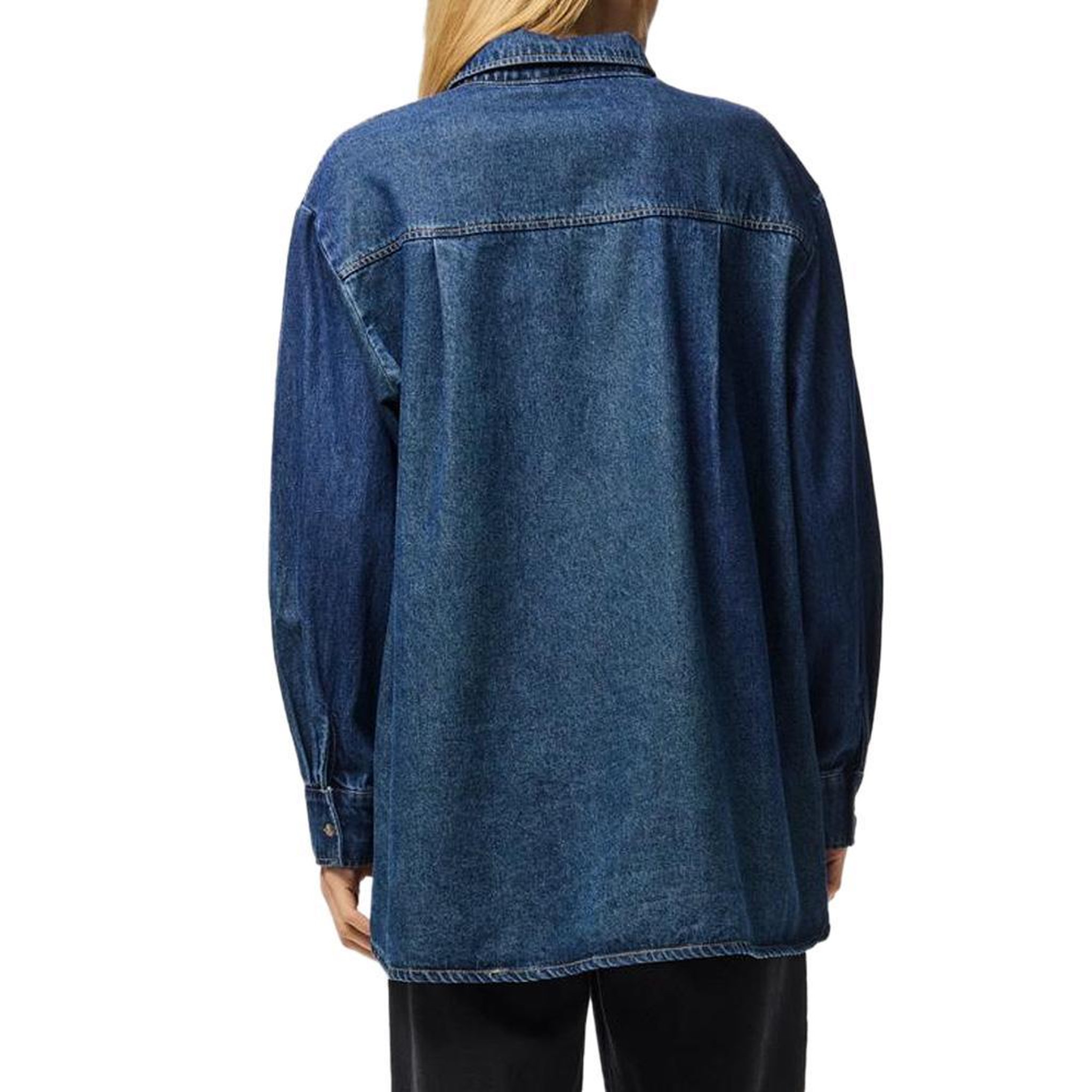 Voir la diapositive 2 : Pieces Chemise Bleu Foncé Femme Pieces Maisie