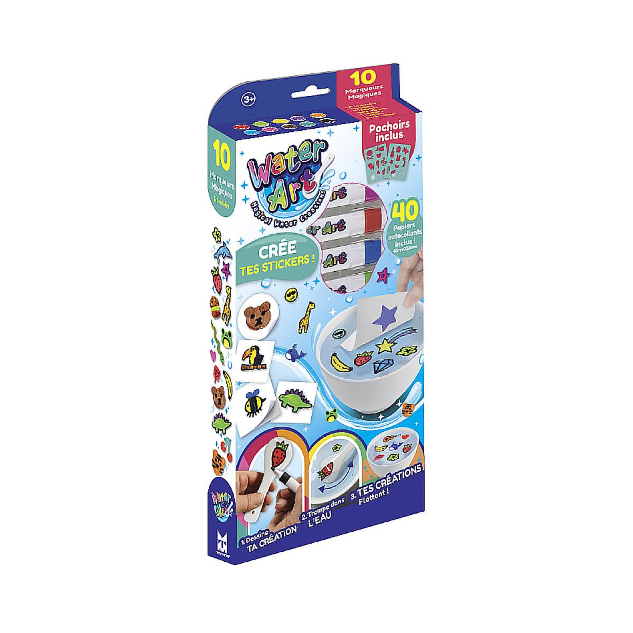 SILVERLIT coffret Water art stickers pack