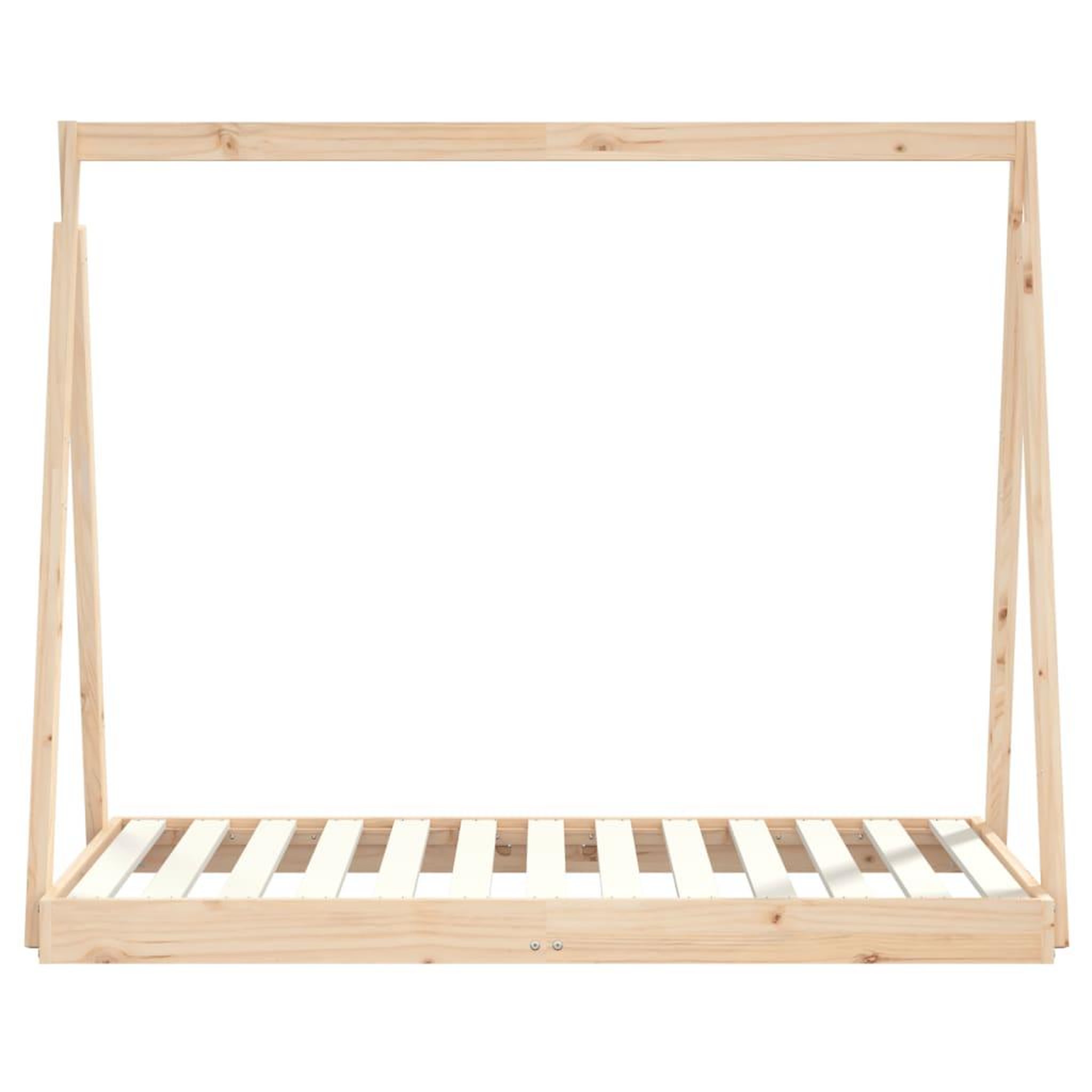 Voir la diapositive 4 : VIDAXL Cadre de lit pour enfant 70x140 cm bois de pin massif