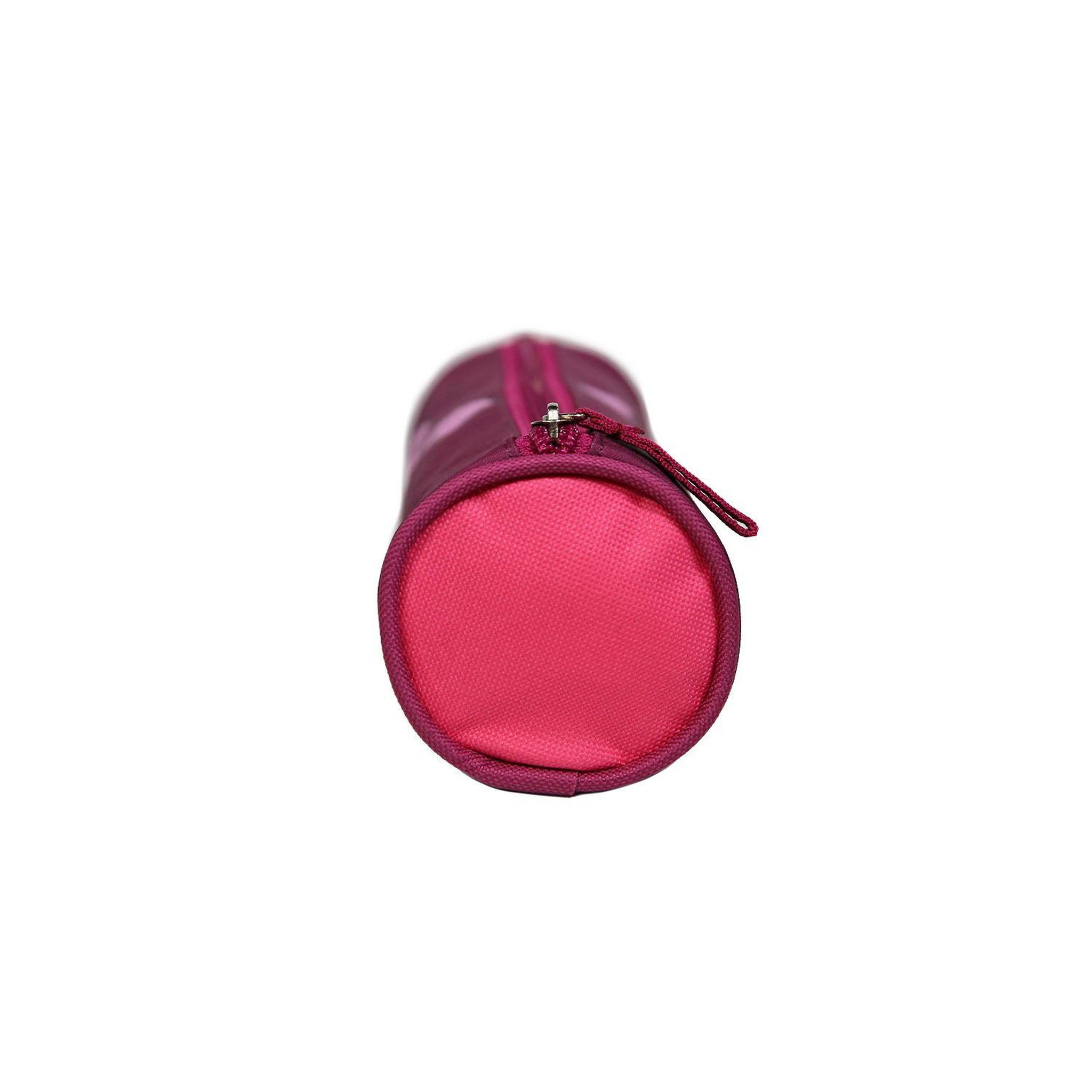 Voir la diapositive 3 : Bagtrotter BAGTROTTER Trousse scolaire ronde Cybel Violette et Rose