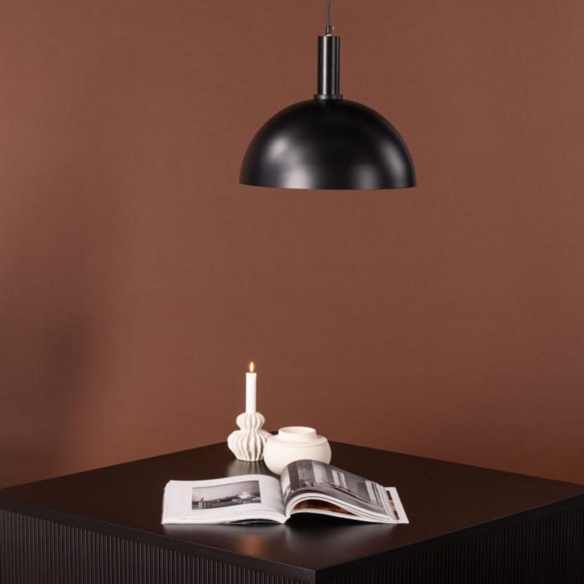 Paris Prix Lampe Suspension Design  Narbonne  35cm Noir