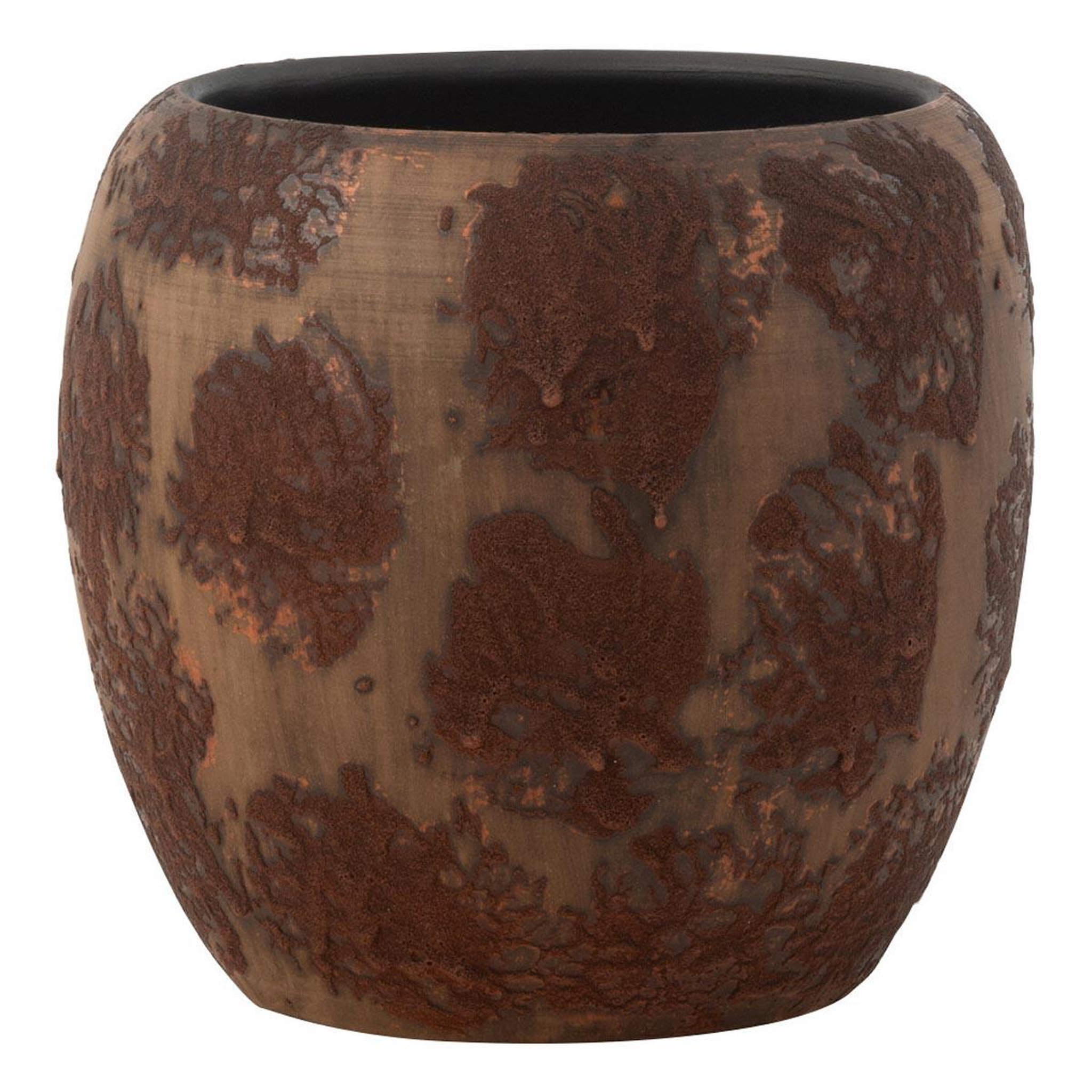 J-LINE Pot en terre cuite  amphore  24cm marron