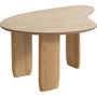 Voir la diapositive 1 : HOMIFAB Table basse organique en bois 100 cm - Aria