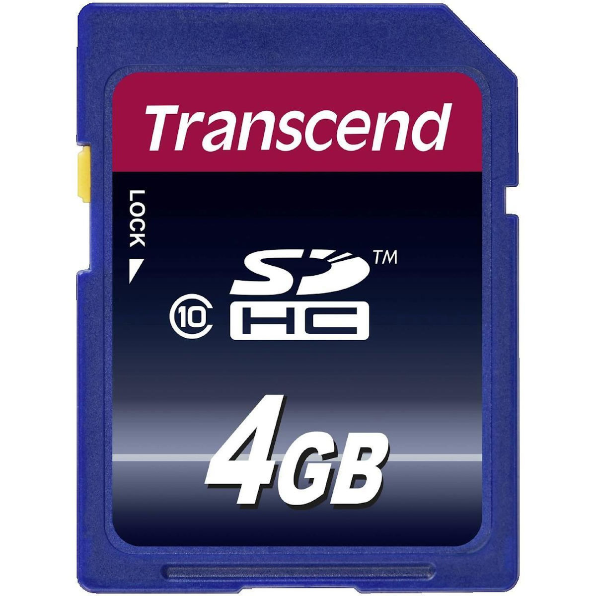 Transcend Carte mémoire Transcend TS4GSDHC10 4 Go Classe 10
