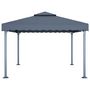 Voir la diapositive 4 : VIDAXL Tonnelle et guirlande lumineuse a LED 4x3m Anthracite Aluminium