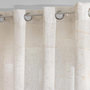 Voir la diapositive 2 : Paris Prix Rideau Voilage à Œillets  Marius  140x240cm Beige