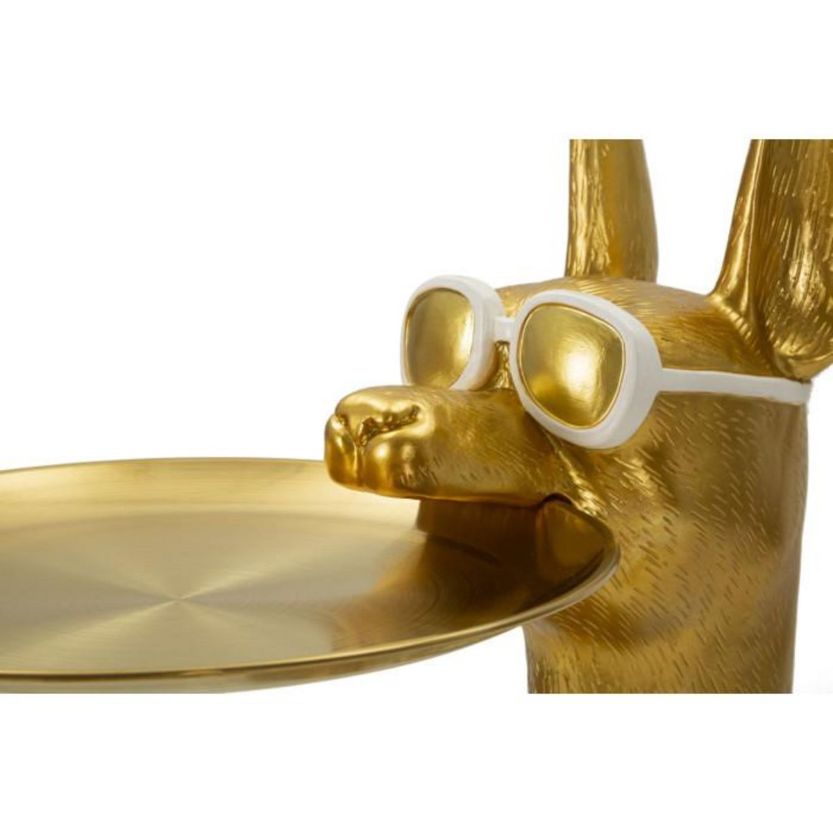 Paris Prix Vide-Poche Statue Chien  Muscle  91cm Or