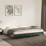 Voir la diapositive 1 : VIDAXL Cadre de lit sans matelas vert fonce 200x200 cm velours