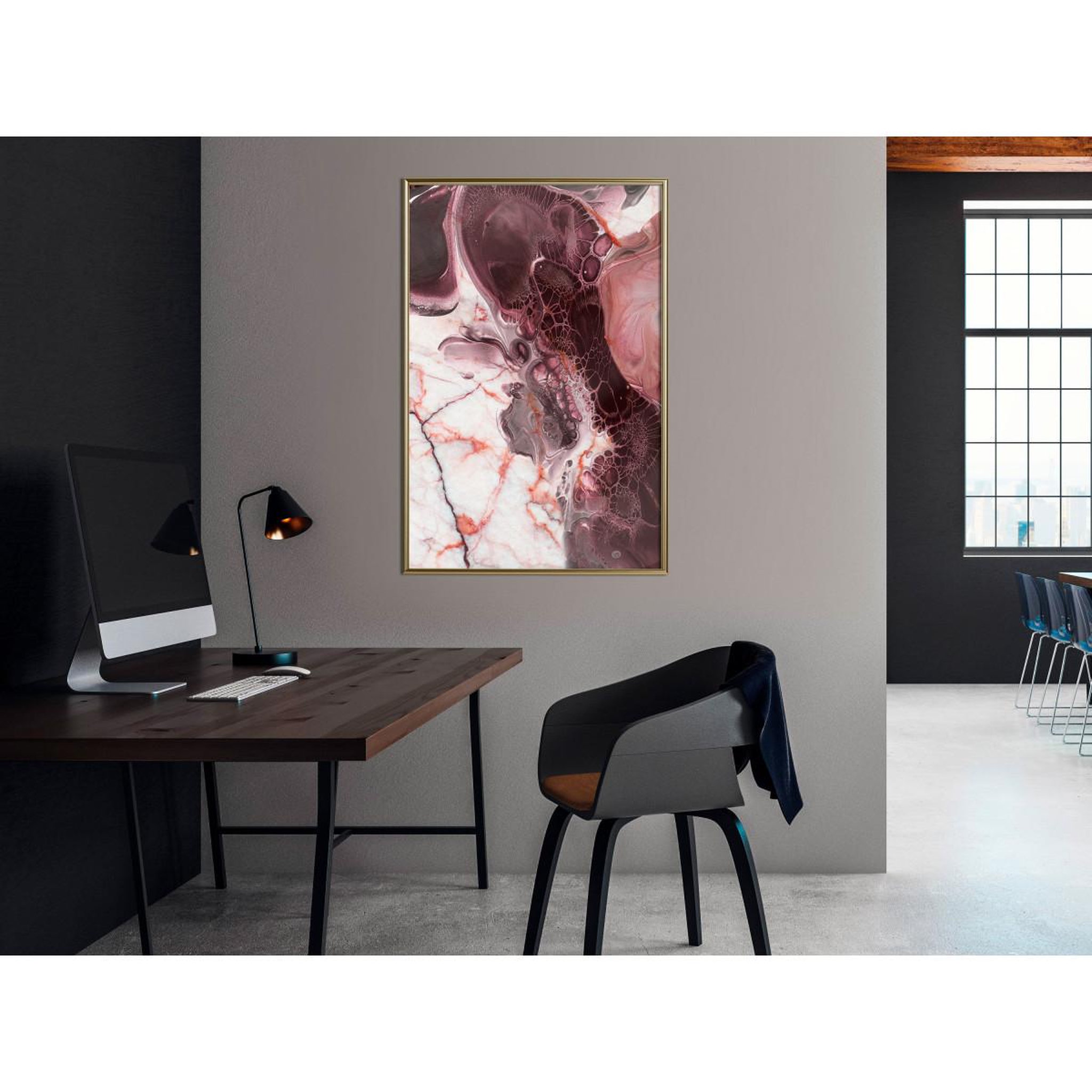 Voir la diapositive 2 : Paris Prix Affiche murale encadrée  beauty enchanted in marble