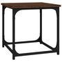 Voir la diapositive 2 : VIDAXL Table d'appoint Chene marron 40x40x40 cm Bois d'ingenierie