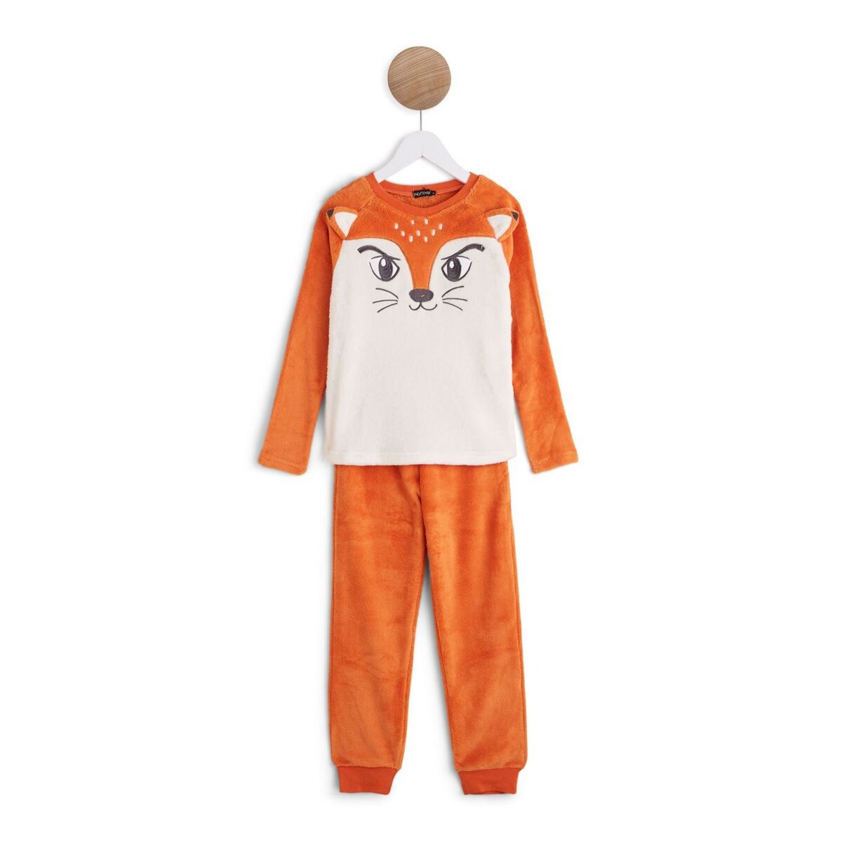 IN EXTENSO Ensemble pyjama peluche renard garçon