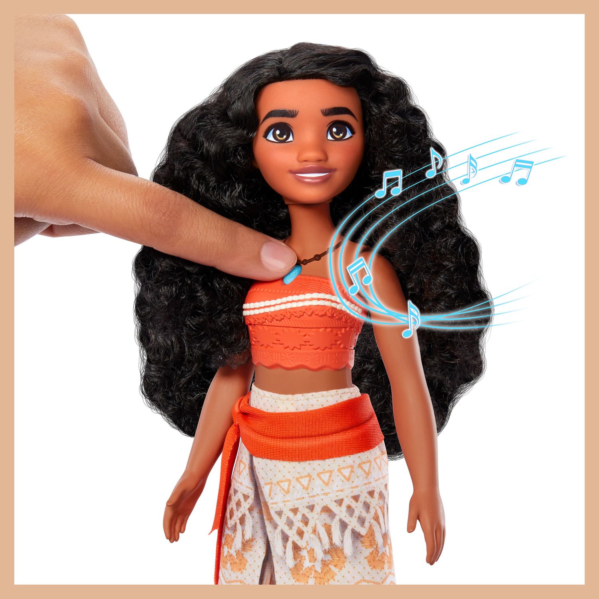 Voir la diapositive 3 : DISNEY PRINCESS Poupée Vaiana chantante 
