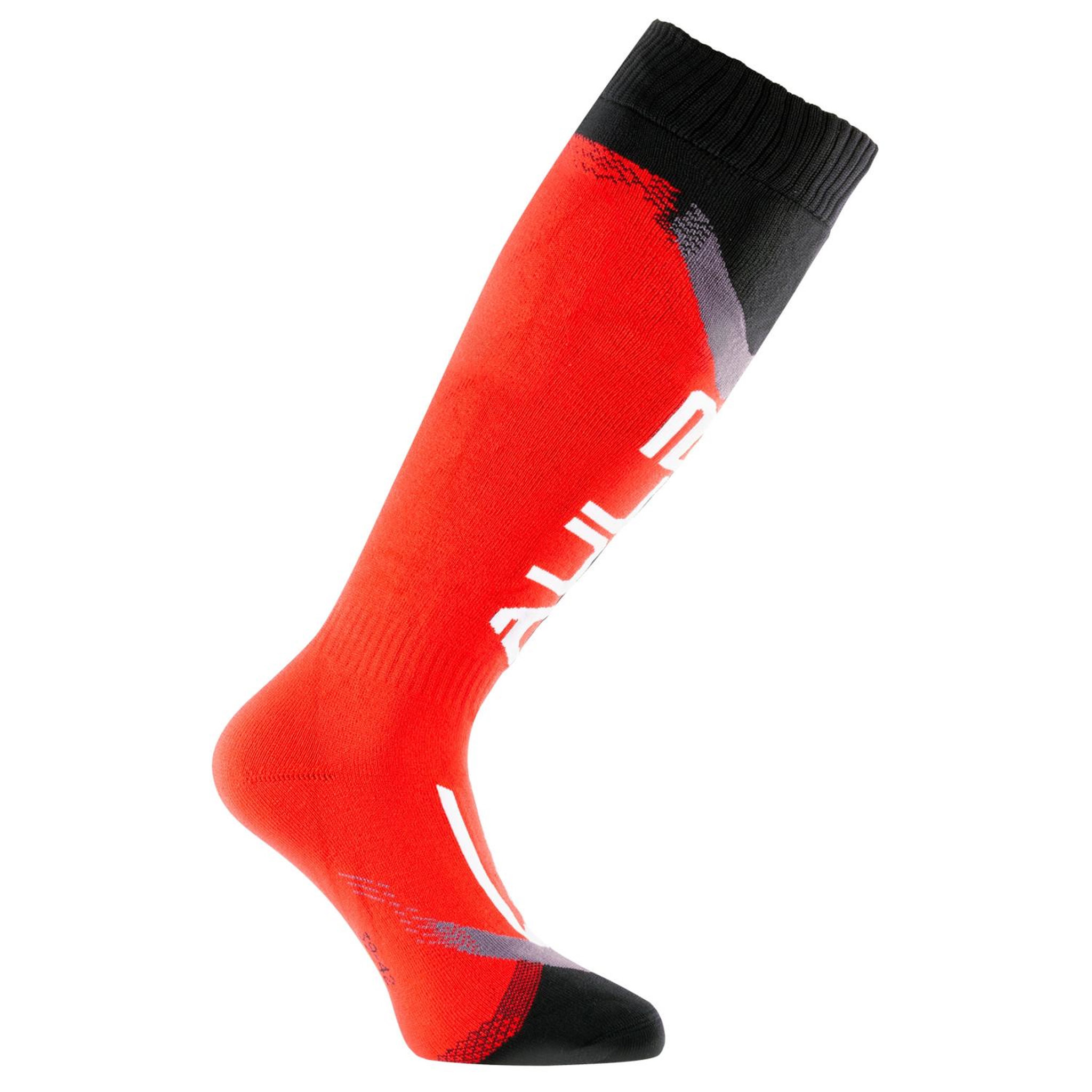 Voir la diapositive 2 : AULP Chaussettes de ski aulp access red