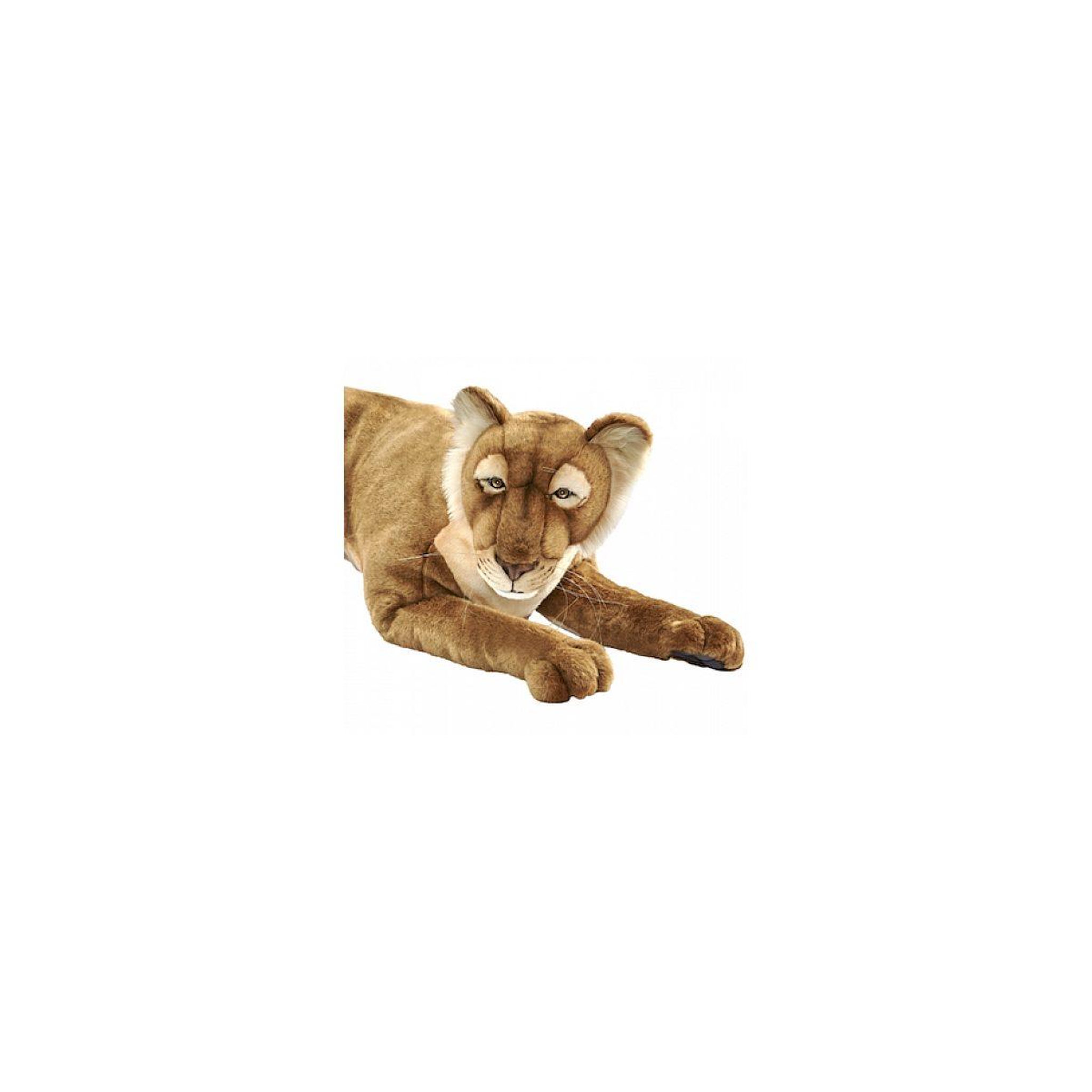 Voir la diapositive 2 : Hansa Hansa peluche geante lionne couchee 100cml