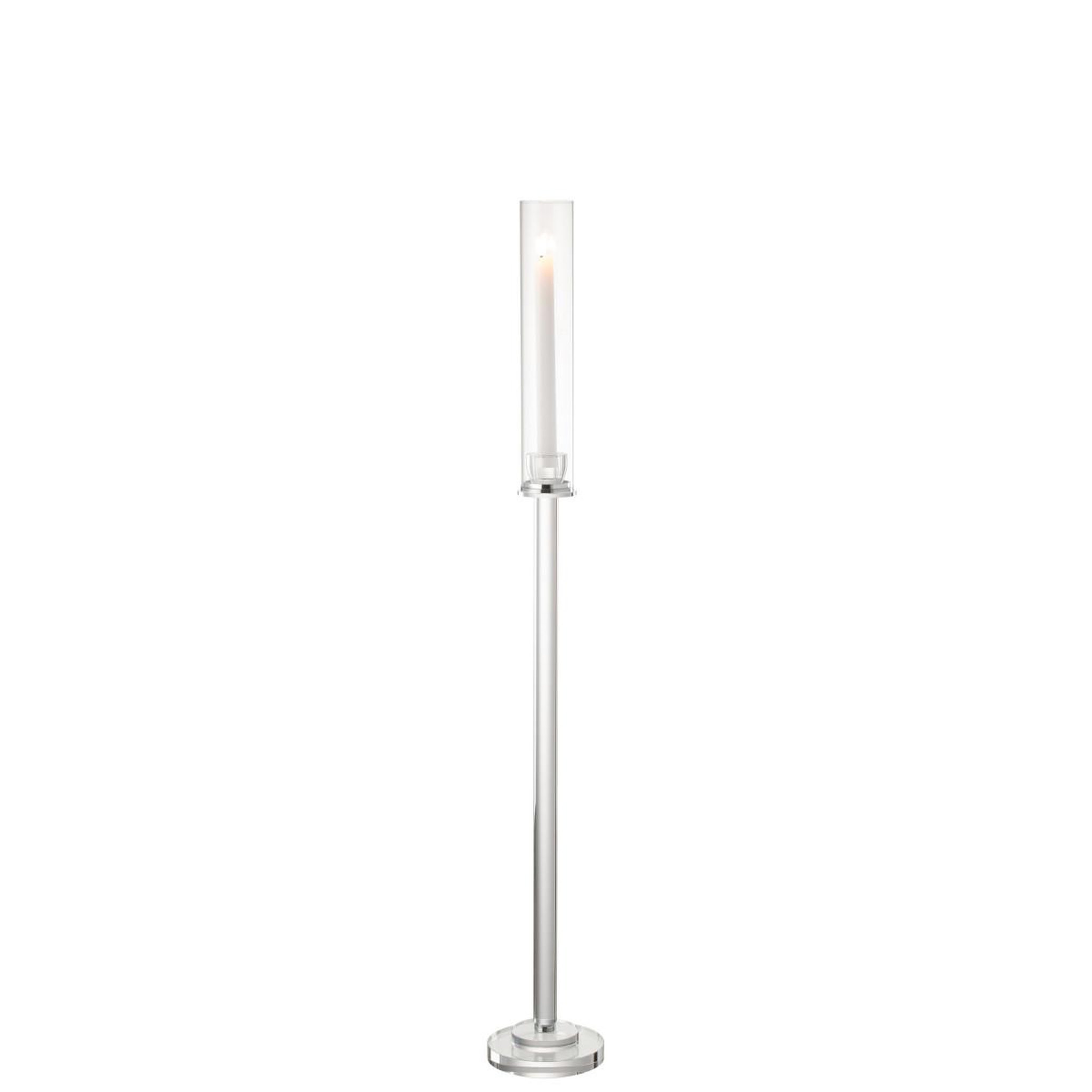 Voir la diapositive 2 : J-LINE Chandelier Design en Verre  Moira  100cm Transparent