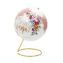 Voir la diapositive 1 : Paris Prix Globe Terrestre Déco  Girly  29cm Blanc & Rose