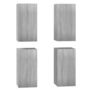 Voir la diapositive 2 : VIDAXL Meubles TV 4 pcs Sonoma gris 30,5x30x60 cm Bois d'ingenierie
