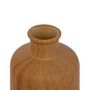 Voir la diapositive 2 : ATMOSPHERA Vase Déco Effet Bois  Soa  17cm Marron