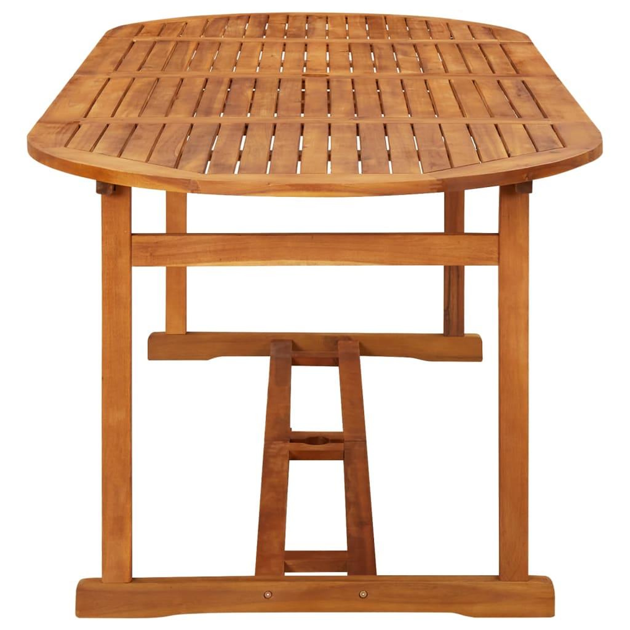 Voir la diapositive 3 : VIDAXL Table a dîner de jardin 220x90x75 cm Bois d'acacia massif