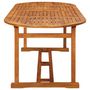 Voir la diapositive 3 : VIDAXL Table a dîner de jardin 220x90x75 cm Bois d'acacia massif
