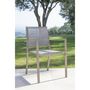 Voir la diapositive 1 : Fauteuil de jardin442980 empilable aluminium textilène TABIA