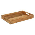 SECRET DE GOURMET Plateau de Service  Bois Acacia  42cm Marron