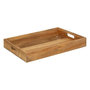 Voir la diapositive 1 : SECRET DE GOURMET Plateau de Service  Bois Acacia  42cm Marron