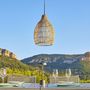 Voir la diapositive 4 : Lumisky Suspension solaire bohème HOLIDAY Beige Poly rotin H42cm