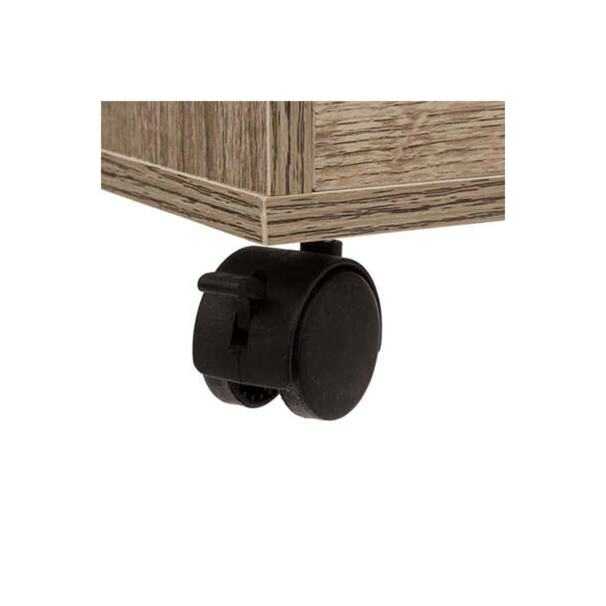 Voir la diapositive 4 : FIVE Tour de Rangement  2 Tiroirs  56cm Naturel