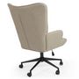 Voir la diapositive 5 : Paris Prix Fauteuil de Bureau  Verner  96cm Taupe Clair
