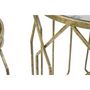 Voir la diapositive 5 : Paris Prix Lot de 2 Tables d'Appoint  Tunis  53cm Or