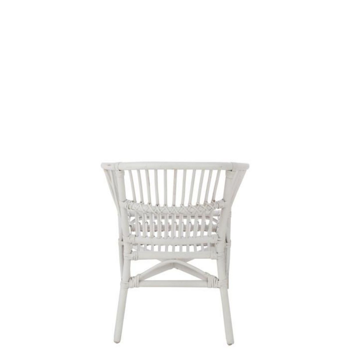 Paris Prix Chaise Enfant en Rotin  Filou  52cm Blanc