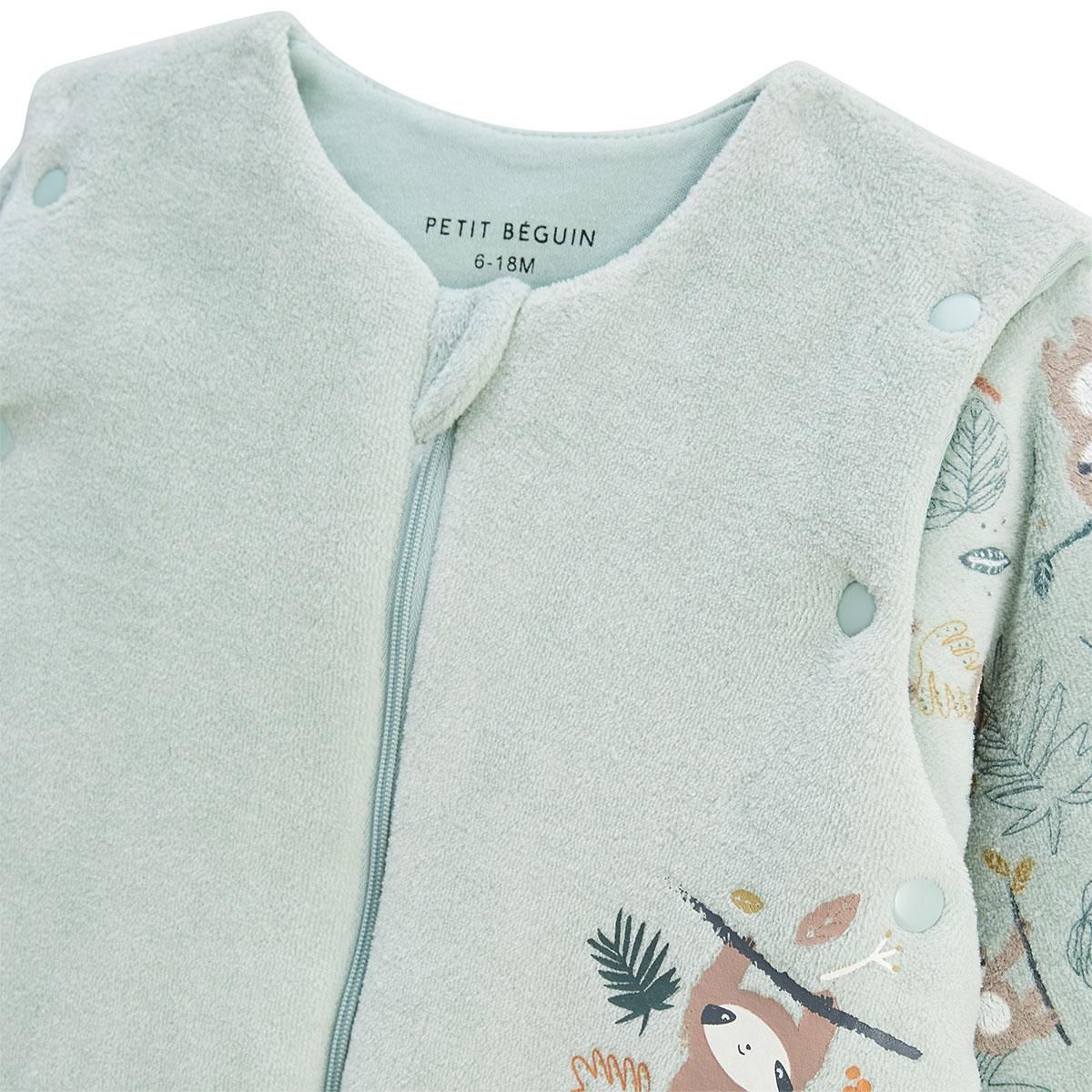 Petit Béguin Turbulette d'hiver en velours avec manches amovibles et jambes séparables Cache-cache