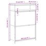 Voir la diapositive 6 : VIDAXL Armoire a chaussures chene sonoma 75x34x112cm bois d'ingenierie