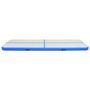 Voir la diapositive 3 : VIDAXL Tapis gonflable de gymnastique avec pompe 800x100x15cm PVC Bleu