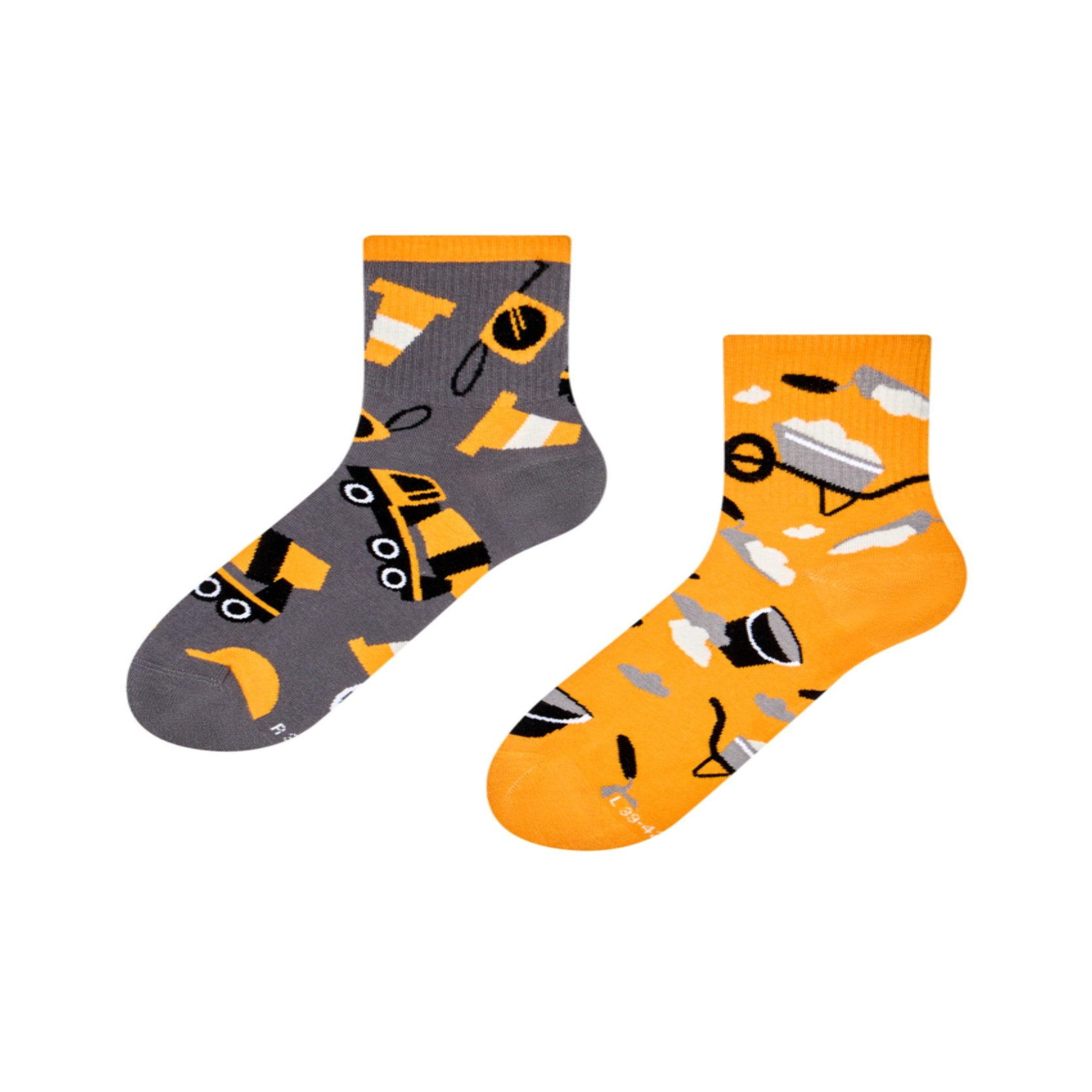 DEDOLES Chaussettes courtes ouvrier du batiment. Coloris disponibles : Multicolore