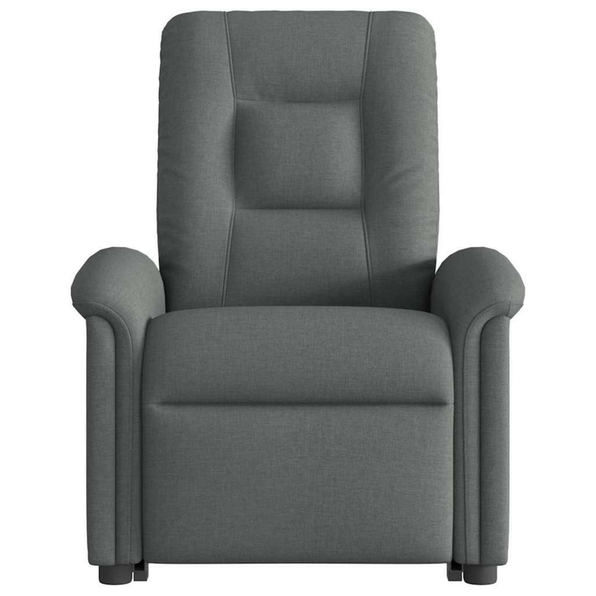VIDAXL Fauteuil inclinable electrique gris fonce tissu