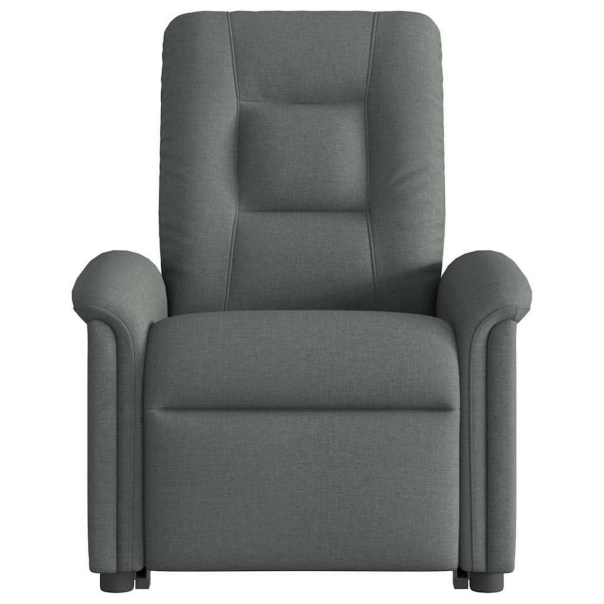 VIDAXL Fauteuil inclinable electrique gris fonce tissu