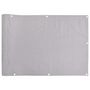 Voir la diapositive 2 : VIDAXL Ecran d'intimite de balcon gris 500x75 cm PVC