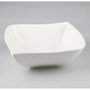 Voir la diapositive 4 : SECRET DE GOURMET Coupelle Carrée  Vague  13cm Blanc