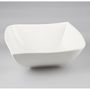 Voir la diapositive 4 : SECRET DE GOURMET Coupelle Carrée  Vague  13cm Blanc