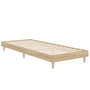 Voir la diapositive 3 : VIDAXL Cadre de lit sans matelas chene sonoma 75x190 cm