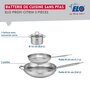 Voir la diapositive 2 : ELO Ensemble de 2 Poêles de cuisson 24 et 32 cm et 1 faitout 12 cm Elo Profi Citrin